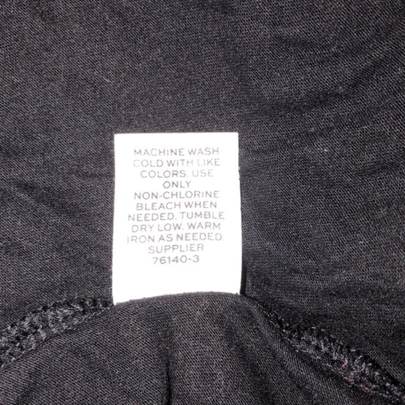 Stylus black knit turtleneck top size large - Picture 6 of 6